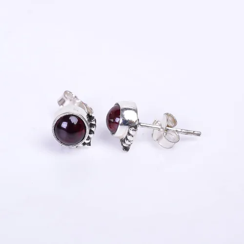 Miniatura 58 de Round Gemstone Stud Design 2