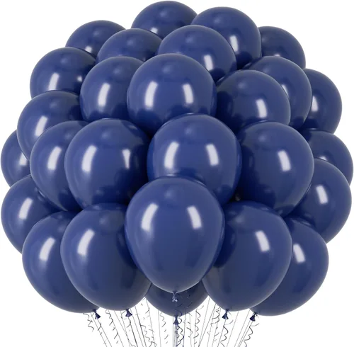 Miniatura 161 de Voircoloria - Globos azul bebé claro, paquete de 66 globos de 12 pulgadas de látex para fiestas para niños y niñas, para cumpleaños, baby shower, 16