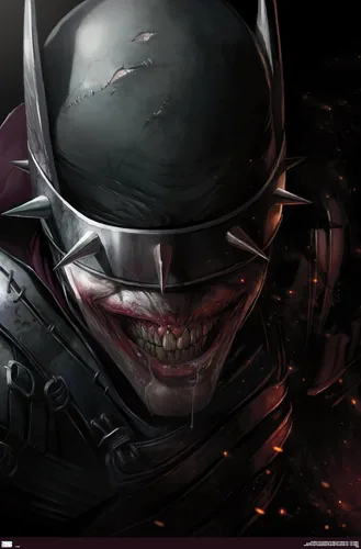 Miniatura 9 de Trends International DC Comics The Batman Who Laughs - Póster de pared de cara, 14.725 x 22.375 pulgadas, versión enmarcada de madera de granero