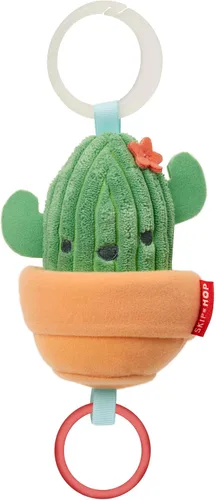 Skip Hop - Jugueto de cochecito para bebés, Farmstand Grow & Play Jitter, Cactus Juguete de cochecito de cactus