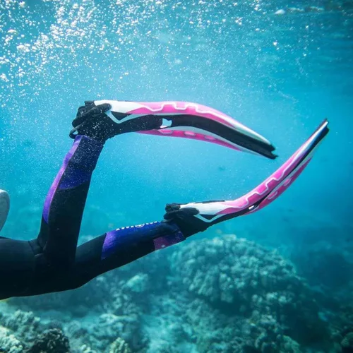 Miniatura 6 de Aqualung Phazer Dive Fins Tri-Material Open-Heel Scuba Diving Swim Fins w/Wave Rib Technology, Hydro Power Vent