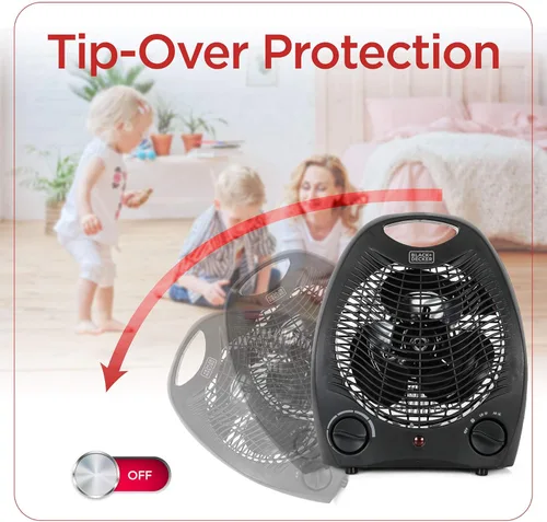 Miniatura 6 de BLACK+DECKER Calentador de escritorio personal, calentador de espacio para escritorio de oficina, oficina en casa y escritorio de uso personal, 2