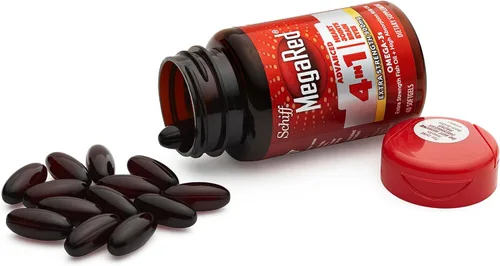 Miniatura 9 de Suplemento de aceite de pescado y kril Omega-3 Megared 900mg - MegaRed avanzado 4 en 1, 60 cápsulas blandas, 2 veces más Omega-3, suplemento