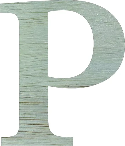 Miniatura 25 de Letras de madera para colgar en la pared de 15 pulgadas B Times New Roman Font, decoración de madera DIY Shape Letter, encantador cuarto de bebé sin