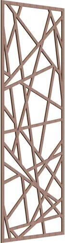 Miniatura 161 de Conway Paneles de pared decorativos de madera con calado, 9 3/8 pulgadas de ancho x 24 3/8 pulgadas de alto x 1/4 de alto, aliso