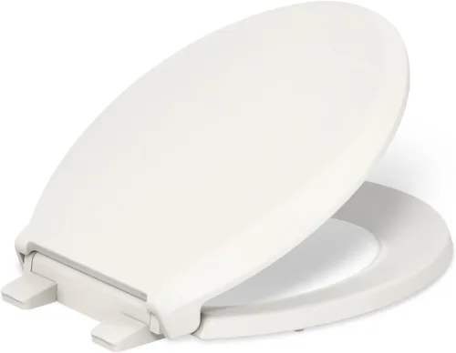 Miniatura 33 de KOHLER 4636-RL-0 Cachet ReadyLatch - Asiento de inodoro alargado con cierre lento, asiento de inodoro de cierre suave con tapa silenciosa, topes
