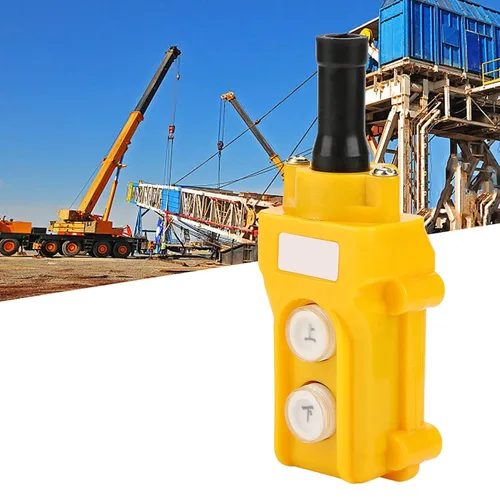 Miniatura 6 de Hilitand Interruptor de botón de elevación Controlador colgante de elevación de cadena de grúa AC 250-500V COB-61 Up Down Switch Control Station