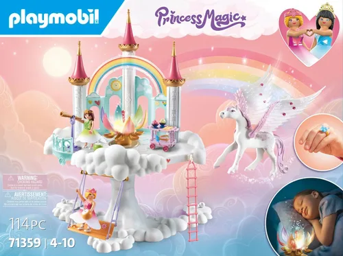 Miniatura 4 de Playmobil Castillo del arco iris en las nubes