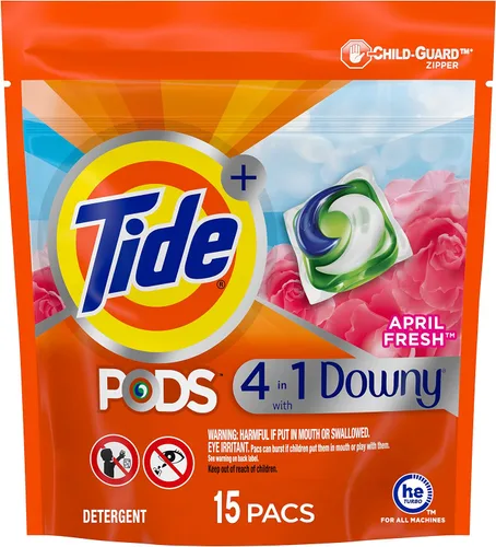 Miniatura 13 de Tide PODS con detergente líquido Downy, April Fresh, 12