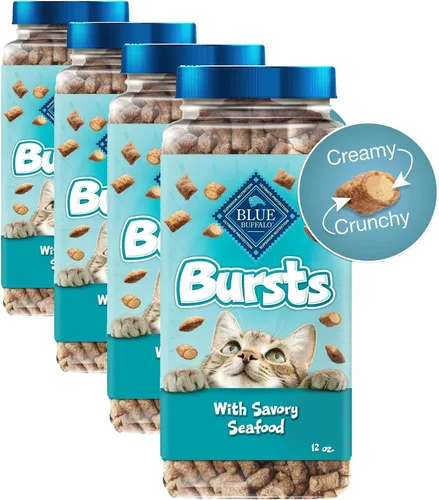Miniatura 13 de Blue Buffalo - Premios crujientes Bursts para gatos, de pollo, tarro de 340,1 g