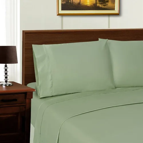 Miniatura 5 de Superior Juego de sábanas de mezcla de lyocell de 1000 hilos, decoración para dormitorio, juego de 4 piezas que incluye 1 sábana bajera de bolsillo