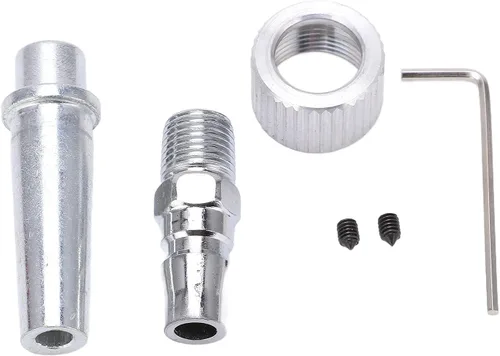 Miniatura 7 de Pistola de arena, kit de pistola de arena para compresor de aire, chorro de arena neumático de mano de acero al carbono, pequeño juego de pistola