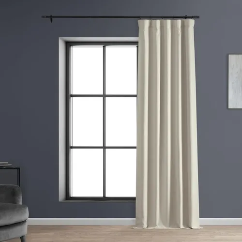Miniatura 9 de HPD HALF PRICE DRAPES Cortinas opacas sólidas con aislamiento térmico para dormitorio, cortina de 84 pulgadas de largo (1 panel), cortinas opacas