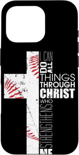 Miniatura 20 de iPhone XR Baseball Phone Cases Teen Boys Coaches Christian Cross Regalos Case