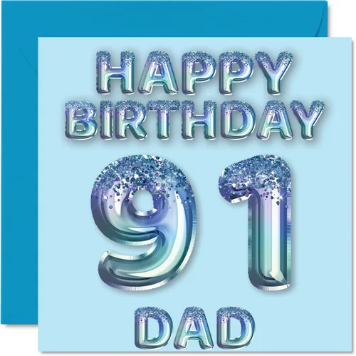 Miniatura 80 de Stuff4 Tarjeta de primer cumpleaños para niños, globo de fiesta con purpurina azul, tarjetas de feliz cumpleaños para niño de 1 año, nieto, hijo, 57