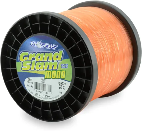 Miniatura 43 de Sedal de Pesca de Monofilamento HI-SEAS Grand Slam - Fuerte y Resistente a la Abrasión en Transparente, Rosa, Verde, Azul Ahumado, Amarillo