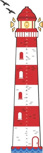 Miniatura 10 de Oliver's Labels Tabla de crecimiento para niños - Bonita calcomanía de pared personalizada - Regla para tamaño infantil - Calcomanía de medición