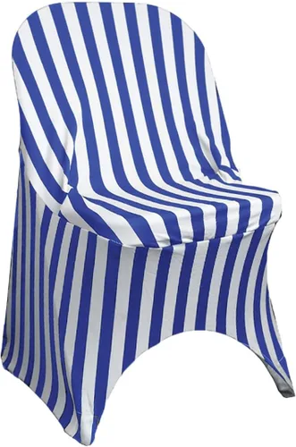 Miniatura 26 de YOUR CHAIR COVERS - Funda para silla plegable de elastano azul claro - Funda de cojín tapizada plegable elástica ajustable extraíble lavable