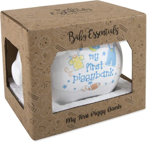 Miniatura 5 de Baby Essentials Mi primera alcancía, las primeras alcancías de bebé para niños y niñas (Azul)