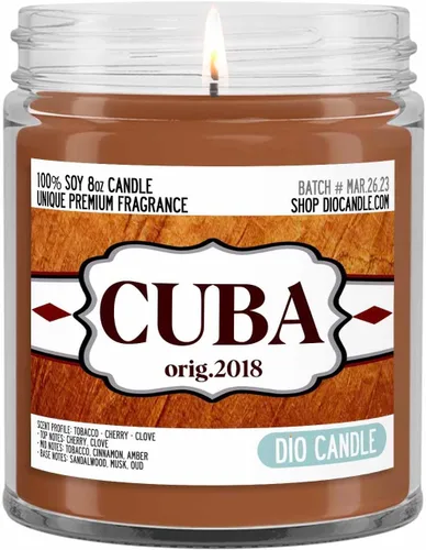 Miniatura 7 de Cuban Cigar Cuba - Cera perfumada para derretir – Huele a tabaco – Cereza – Clavo – Soja 100% naturalmente vegana y fragancia premium Gran regalo