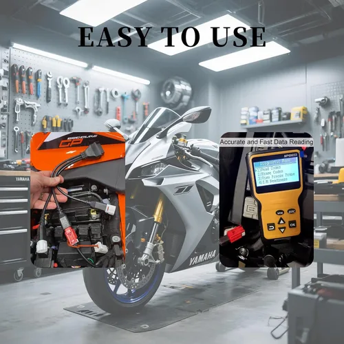 Miniatura 5 de Cable adaptador de diagnóstico OBD2 3 en 1 para Yamaha motocicleta Kline Honda CRF KTM, ajuste Euro 5 3pin+4pin+6pin a 16pin conector de diagnóstico