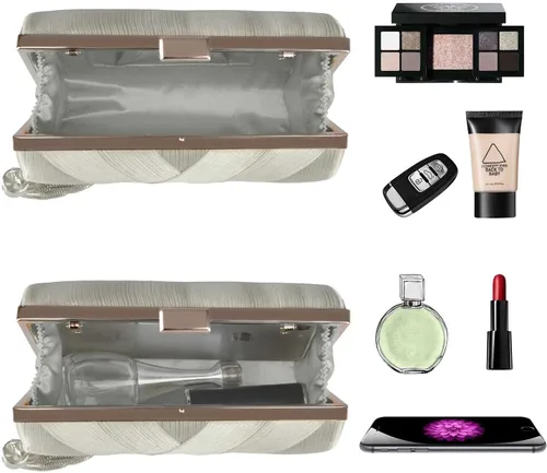 Miniatura 22 de Elegante bolso de noche con borlas para mujer, bolso de mano para novia, boda, graduación, noche, fiesta