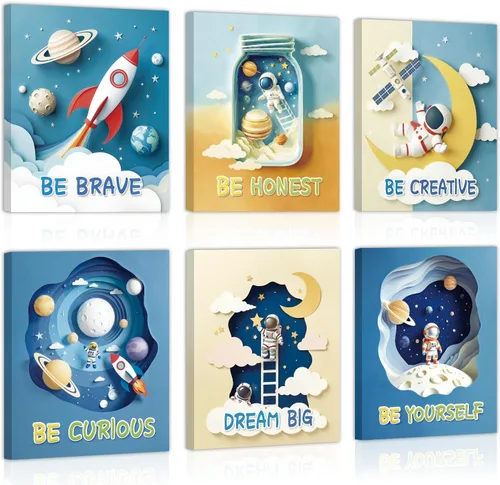 Miniatura 24 de CHDITB Decoración de aula de libros de lectura, citas inspiradoras, impresión artística de pared para niños, 12 x 16 pulgadas, libros motivacionales