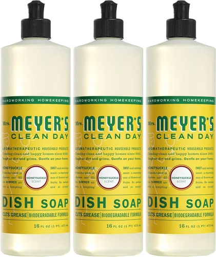 Miniatura 116 de Mrs. Meyer’s Clean Day - Detergente líquido para platos, aroma a lavanda, botella de 16 oz