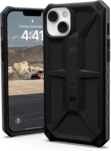 URBAN ARMOR GEAR UAG - Funda para iPhone 14 Plus, color negro, 6.7 pulgadas, funda protectora resistente de alta calidad, ligera, delgada, a prueba