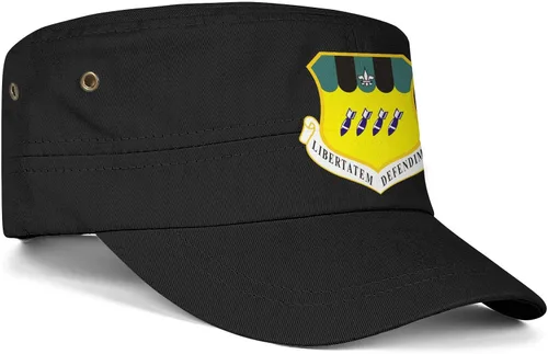Miniatura 3 de Cadet Army Cap 2D Bomb Wing Adjustable Baseball Hat Vintage Military Flat Top Cap