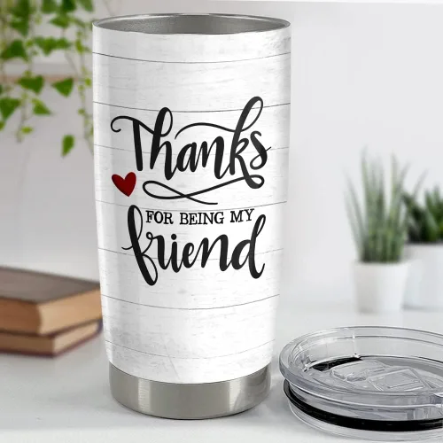 Miniatura 3 de SANDJEST Taza personalizada para mejor amiga Definición de mejor amiga Tazas de 20oz 30oz con tapa, regalo para mujeres, niñas, mejores amigas