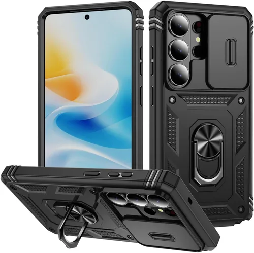 Miniatura 22 de Funda para Galaxy S22 Ultra, a prueba de golpes, resistente a los impactos con lente deslizante Funda protectora para Samsung Galaxy S22 Ultra 4G/5G