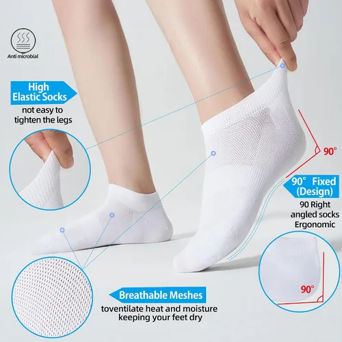 Miniatura 3 de ATBITER Ankle Socks Women's Thin Athletic Running No Show Low Cut Lightweight Socks 610-Pairs