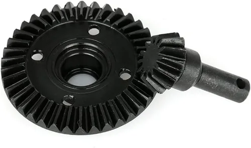 Miniatura 2 de KYX Carreras de acero endurecido engranaje cónico conjunto de ejes delanteros y traseros actualizaciones piezas accesorios para 1/10 RC coche axial