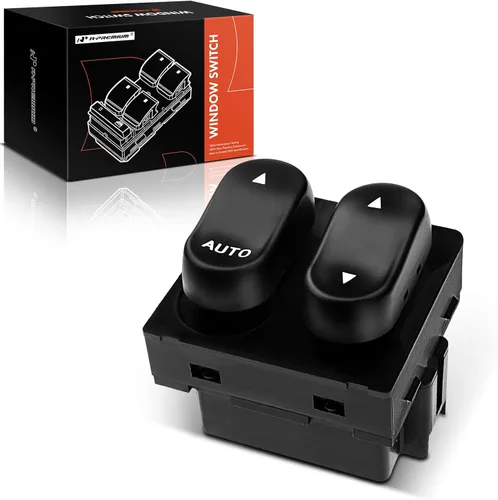 A-Premium Interruptor de ventana eléctrica del conductor delantero compatible con Ford F-150 F150 1999-2002 F-250 F250 1999 cabina estándar de 2