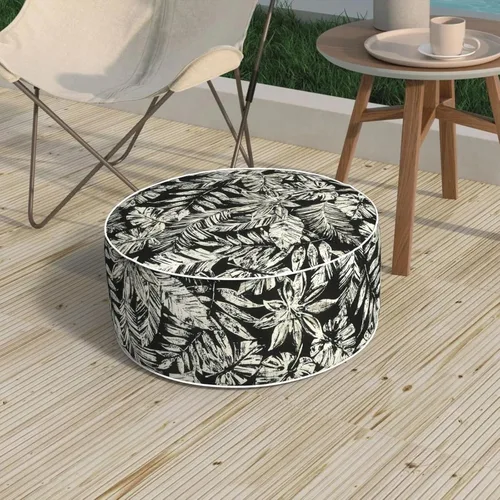 Miniatura 8 de Taburete inflable para exteriores de 31 pulgadas de diámetro x 14 pulgadas de alto, taburete portátil para todo tipo de clima, taburete de muebles