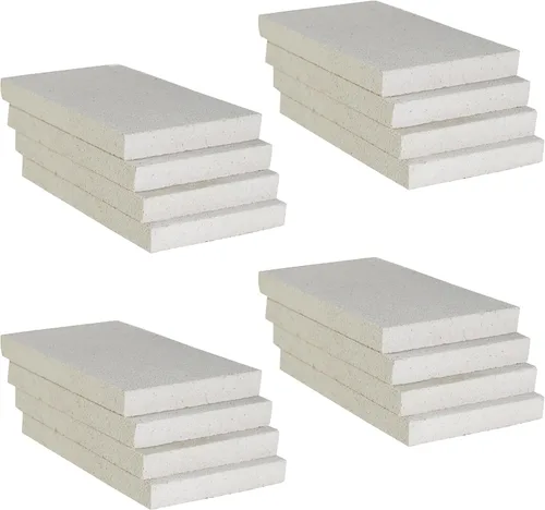 SIMOND STORE Ladrillos de fuego aislantes – Clasificado 2500F – 0.75 pulgadas x 4.5 pulgadas x 9 pulgadas – Paquete de 16 ladrillos de fuego para