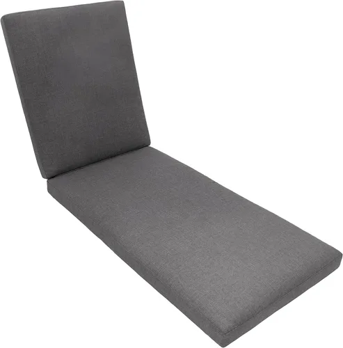 Miniatura 11 de Eddie Bauer Home - Cojín para tumbona para exteriores, borde de cuchillo, 23 pulgadas de ancho x 75 pulgadas de largo x 2.5 pulgadas de alto, lona