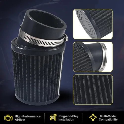 Miniatura 3 de HGC Filtro de aire de entrada de 2.441 in para Predator 212cc 196cc 6.5hp para Honda GX160 GX200 para Coleman CT200U BT200X CT200U-EX KT196 Baja