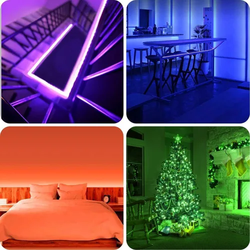 Miniatura 5 de Conectores de tira LED, 6 pines 0.472 in, 8 piezas impermeables, 2 cables de extensión, 10 conectores sin huecos