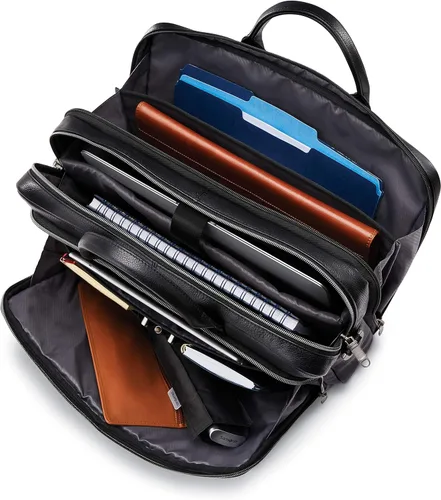Miniatura 4 de Samsonite Maletín Toploader de cuero clásico unisex para adultos