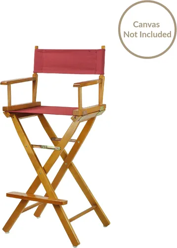 Miniatura 7 de Casual Home silla de director de 18 pulgadas, únicamente armazón, Madera, Honey Oak