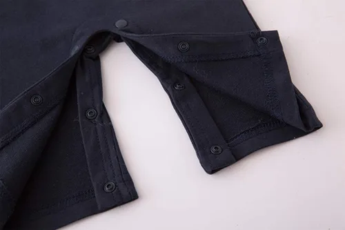 Miniatura 5 de StylesILove - Mameluco de algodón marinero marino con sombrero y corbata 3 piezas