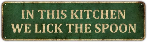 Miniatura 15 de Mukuko Letrero decorativo de pared para sala de estar – Bless This Kitchen – Letreros de decoración de pared familiar para cocina, dormitorio