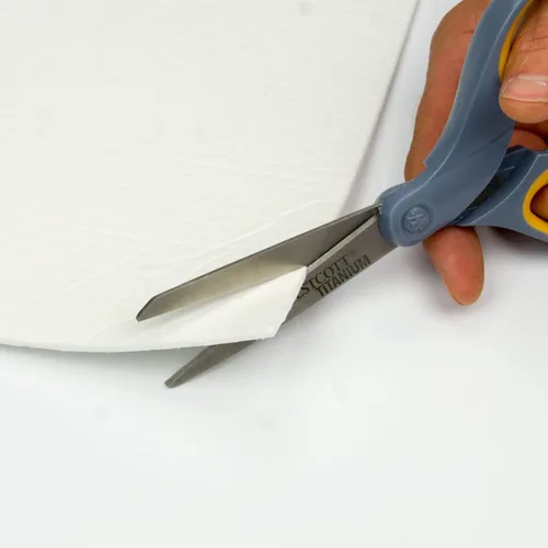 Miniatura 5 de Papel de junta de alta temperatura, alternativa de fibra de cerámica, 2100F clasificado, 1/8" de grosor x 7" x 10", para estufa de leña, estufa