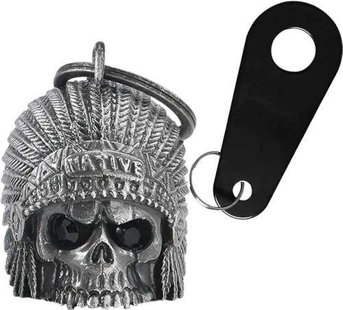 Miniatura 32 de Dream Apparel Campana de motocicleta Guardian Angel Drive Away Gremlin, campana de motociclista para hombres y mujeres, regalo de buena suerte