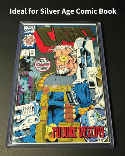 Miniatura 5 de Top Loaders para Cómics - Funda Protectora Rígida, Soporte Top Loader para Cómics de Silver Age y Current Comics, Paquete de 10