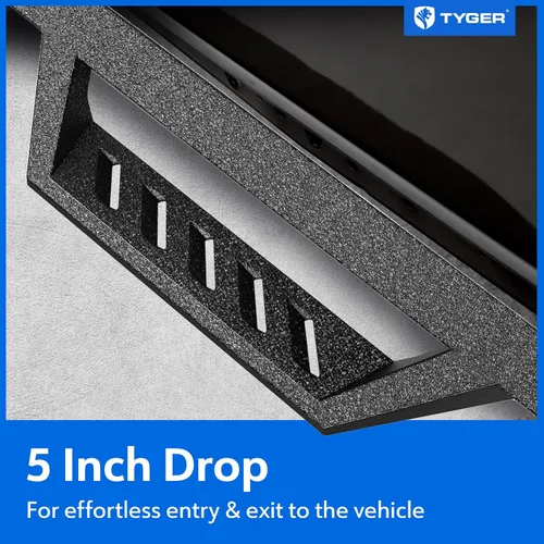 Miniatura 4 de Tyger Auto LanderX - Estribos laterales compatibles con Chevy Silverado GMC Sierra 1500 2019-2026; 2020-2026 2500 3500HD Cabina doble
