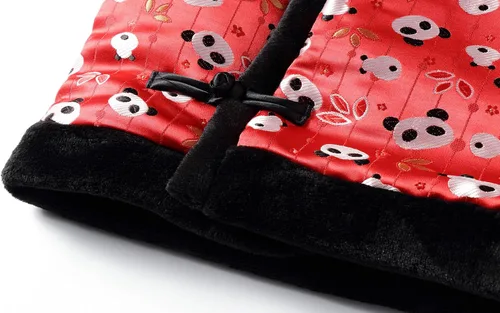 Miniatura 7 de Mud Kingdom Chaleco unisex para niños, forro polar, año nuevo chino, abotonado, vintage