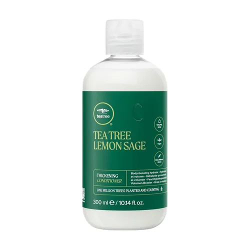 Miniatura 5 de Acondicionador Engrosador de Árbol de Té y Salvia de Limón, Construye Cuerpo + Aumenta Volumen, Para Cabello Fino